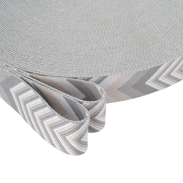 Стропа (ременная лента) 38 мм / 45.72 метра, [38.82 г/пог.м], с принтом 2-сторонняя, D144 серый/белый, 3Al354