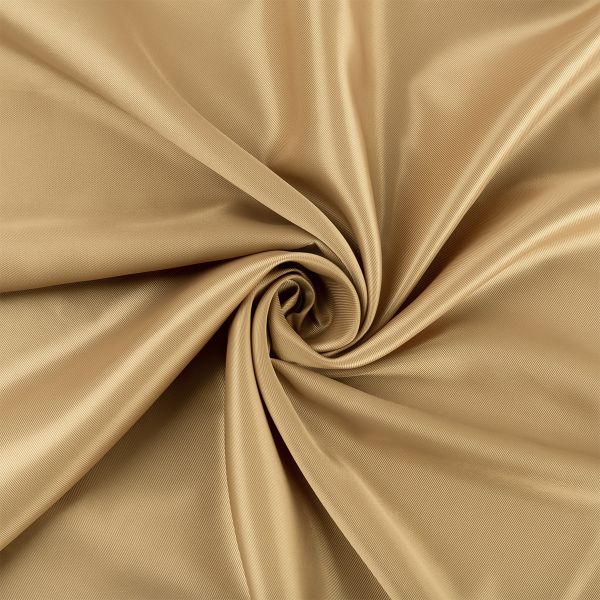 Ткань подкладочная Poly Twill 101±2 г/м², отрез 145х500 см, 100% п/э, 80 золотистый беж, Gamma LPT