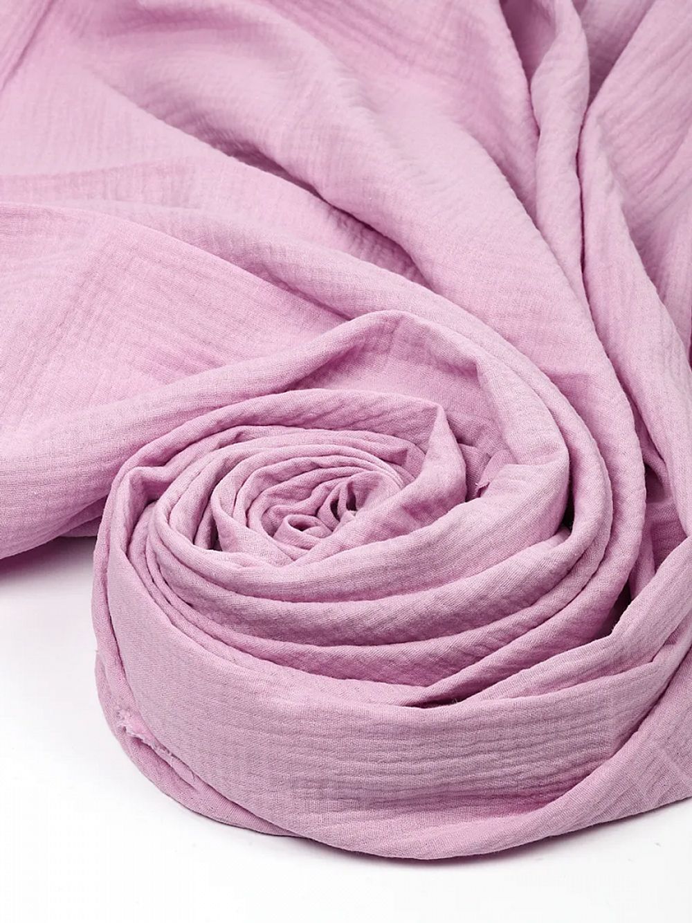 Муслин 125 г/м², 130 см / 2 метра, TBY.Mus.24723.56.2, цв.56 св.розовый