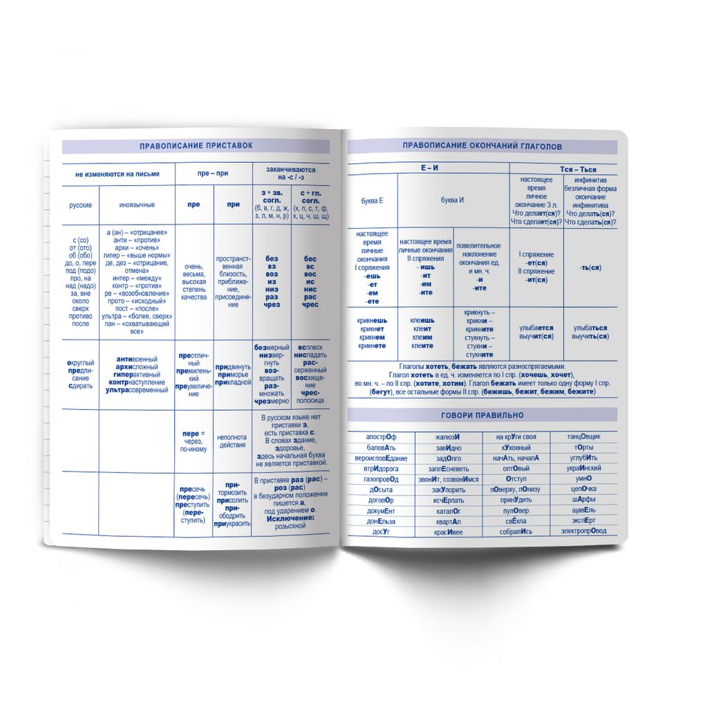 Тетрадь со справочным материалом Кристалл тайного, глянц.ламинация, A5 48 л. на скобе 65 г/м², белизна 100% 10 шт линия, 01834 Кристалл тайного Русский язык, Светоч Т283