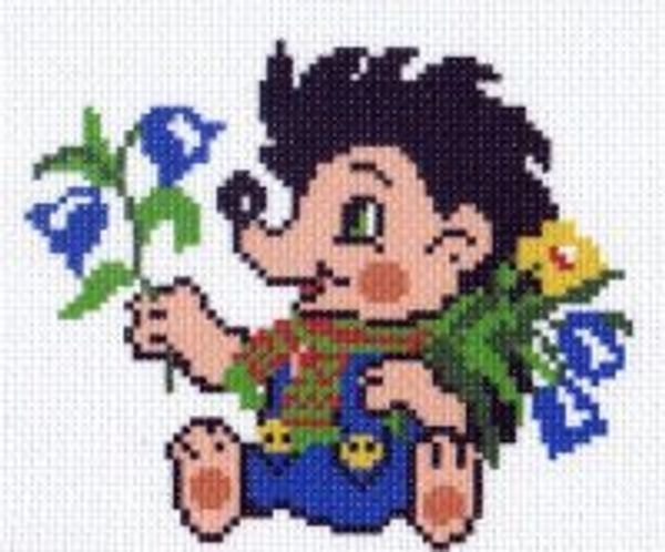 Набор для вышивания нитками Матренин Посад, Ежик 16х20