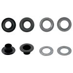 Люверсы металл ⌀_6.0 мм (внутр.), №4, сталь, оксид, 100 шт, New Star