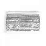 Тесьма отделочная 25 мм, 10880 цв.серебро уп.13.71м