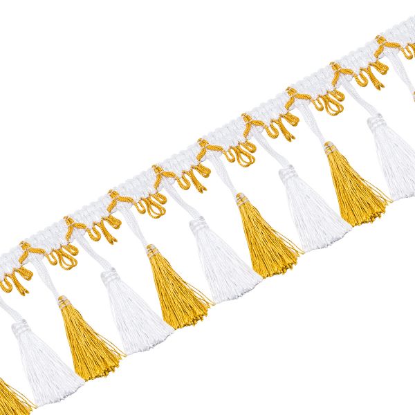 Бахрома отделочная 115.0 мм / 10 метров, с кистями, (001-112), 878