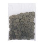 Пуговицы на 2 прокола 22L (14мм), пластик (col.26 оливковый), CR-K18M, 144 шт