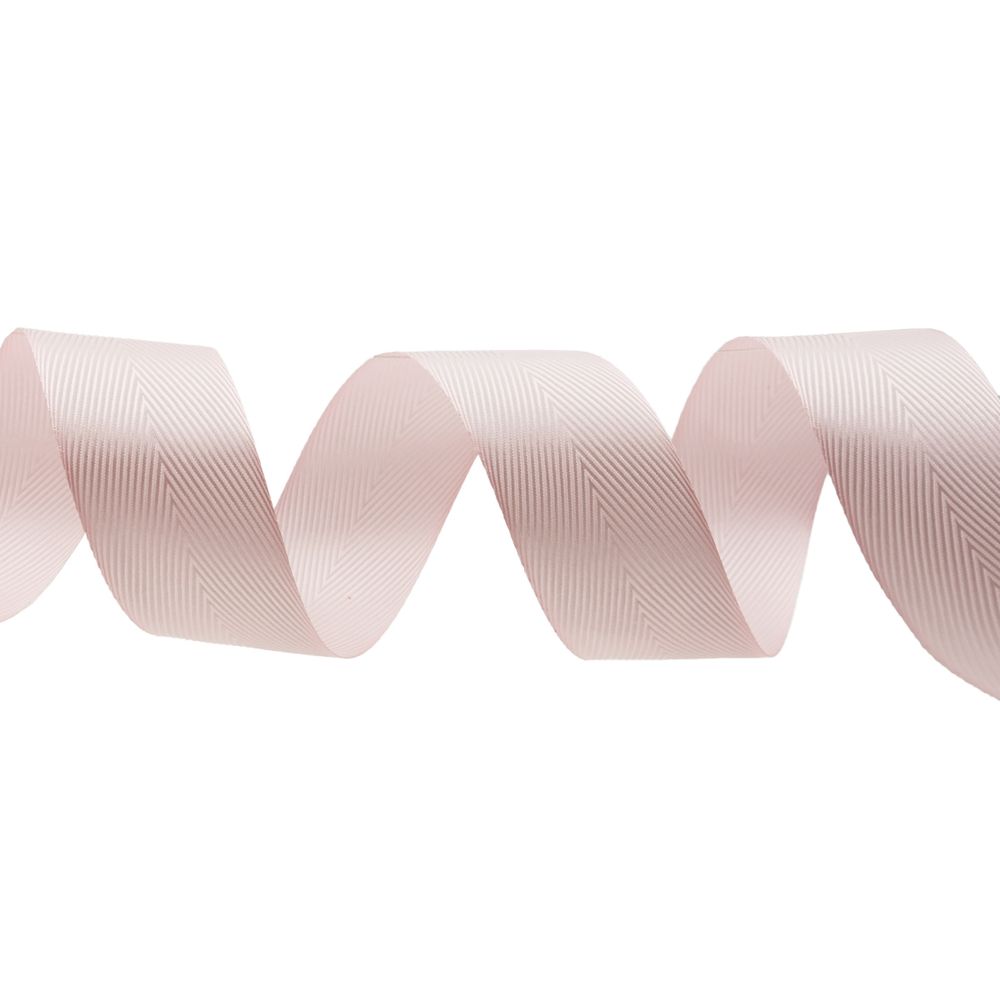 Лента декоративная ёлочка 40.0 мм / 20±1 метров, 16 св.розовый