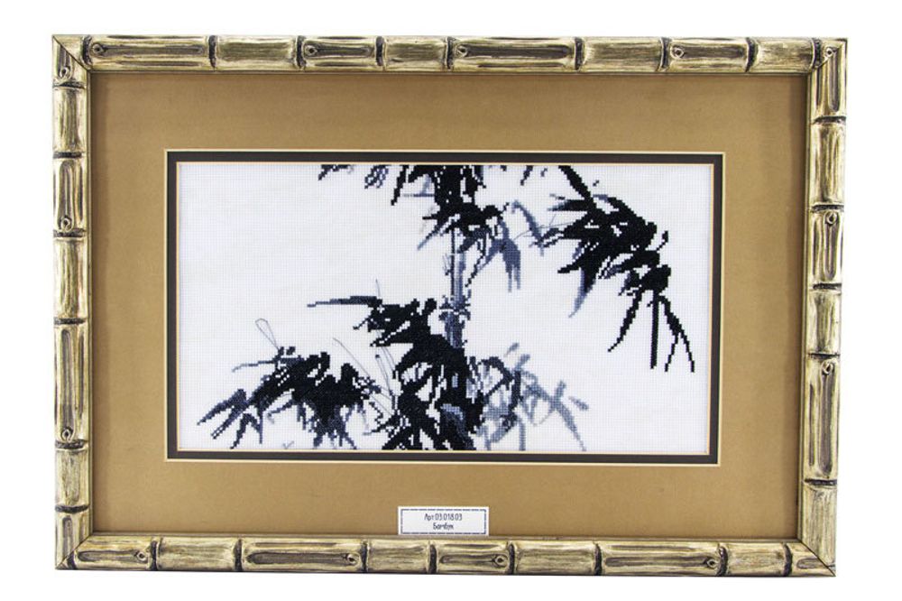 Вышитая картина Марья Искусница, Бамбук, 30х40 см
