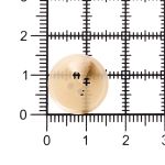 Пуговицы 4 прокола 24L=15 мм, пластик, col. D бежевый, 72 шт, CN2836