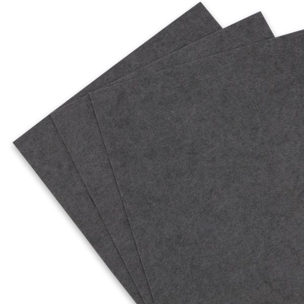 Фетр листовой жесткий 3.0 мм, 20х30см, 3 штук Astra&Craft (AF896/YF699 т.серый)
