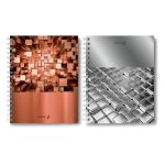 Тетрадь общая с твердой обложкой, глянцевая ламинация A5 80 л. на гребне 65 г/м², белизна 100% 4 шт клетка, 01564 Мозаика, Светоч Т215