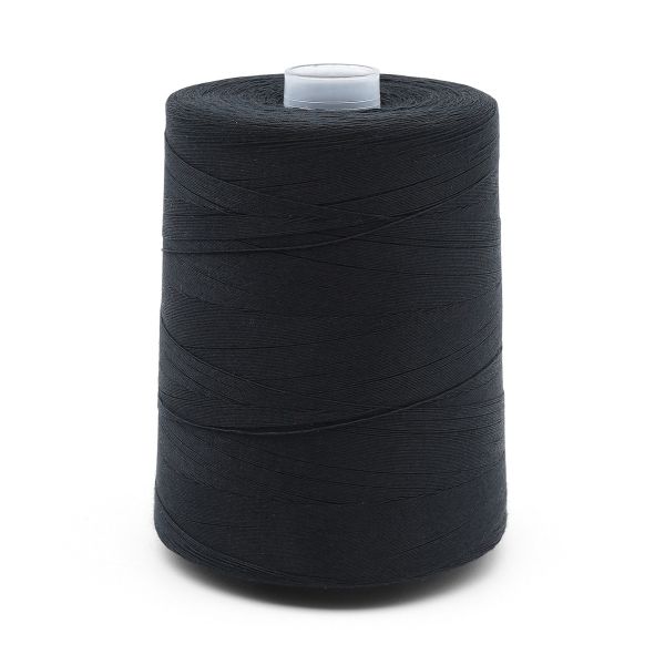 Нитки армированные силиконосодержащие Невка 60, 5000 м, 5 кат., черные