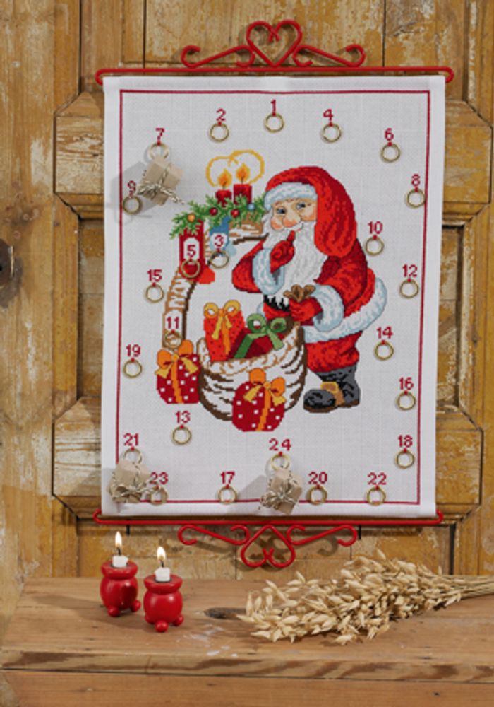 Permin, календарь Санта Клаус, 32х41 см