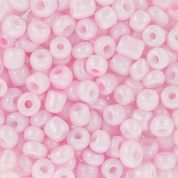 Бисер Zlatka 8/0 (2.9 мм), 100 г (10х10 г), №0966 св.розовый, GR