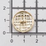 Пуговицы на ножке 28L=18 мм, металл, Gold (золотой), 10 шт, MP06