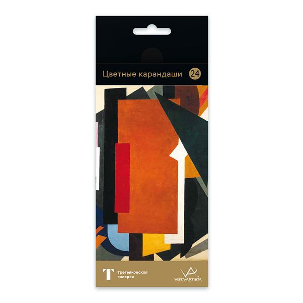 Набор цветных карандашей заточенный 4х24 цв, 02 Попова, Vista-Artista Fine GTG-CPS-24