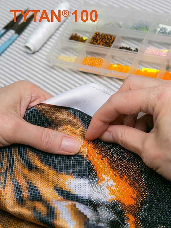 Нитки для бисера Tytan-100, 10х100 м, белая