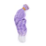 Трессы для кукол 15 см, 100 см, 38 г, 36 лавандовый, белый, HobbyBe HAR-5