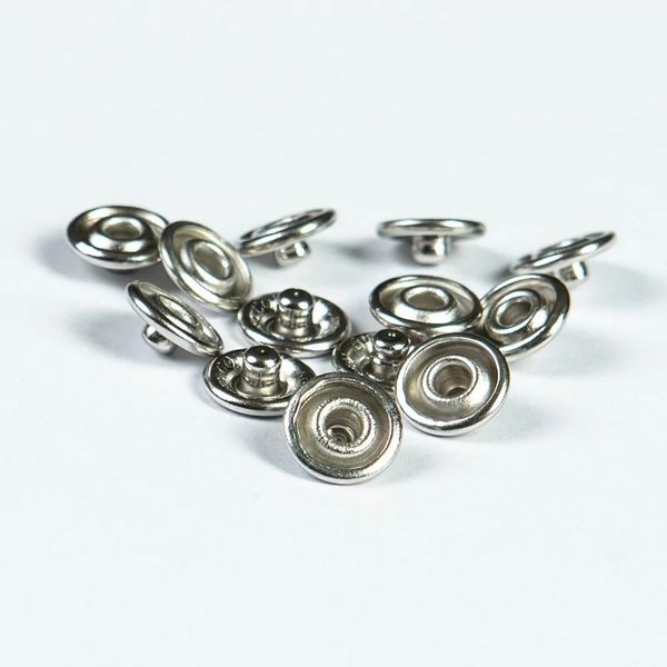 Часть кнопки рубашечной ⌀9 мм (C-часть), никель, 100 шт, S090522, BIG