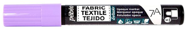 Маркер для темных и светлых тканей 7A Opaque 4 мм, перо круглое, 6 шт, 804453 Пастельный фиолетовый, Pebeo