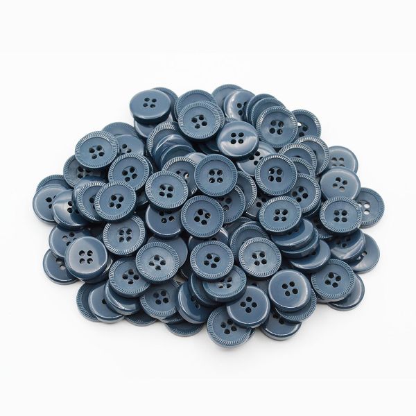 Пуговицы 4 прокола 24L (C579 серый), 0313-1097А, 144 шт