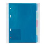 Разделитель листов пластиковый A5, 5 шт, EC270040204 песок, ассорти, Expert Complete EC270040204