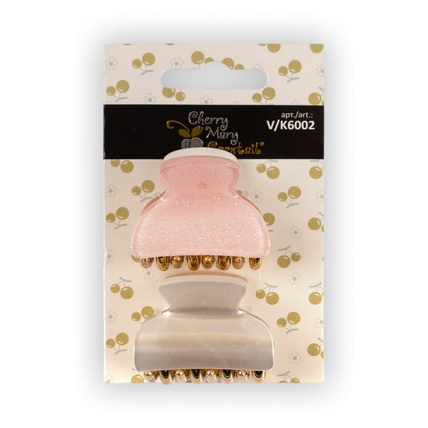 Набор заколок Краб для волос, 10 шт, №01 ассорти, Cherry Mary V/K6002