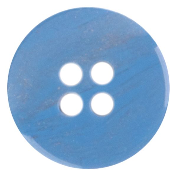 Пуговицы 4 прокола рубашечные/блузочные 11 мм, 50 шт, 190 св.синий, Blitz DRN 0103