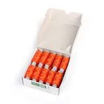 Нитки армированные ПНК им.Кирова 45ЛЛ, бытовые, 200 м / 20 кат., 0614 т.оранжевый