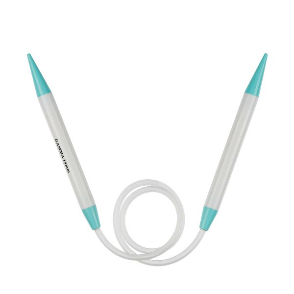 Спицы круговые пластик ⌀14,0 мм, 80 см, Gamma PKN1