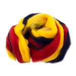 Шерсть для валяния Камтекс Лента для валяния п/тонкая 1х50 г, (25-28 мкр), 2.1 м, меланж 13 412