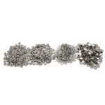 Кнопка рубашечная (джерси) закрытая ⌀9.5 мм, ≈144 шт, МЕТАЛЛ, никель, NEW STAR