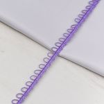 Тесьма декоративная с петлями 15 мм / 18.29 метра, сиреневый, 13-7735