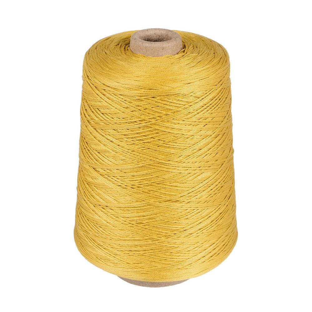 Мулине Gamma хлопок бобина, цв.0653 св.горчичный, 480±30 г
