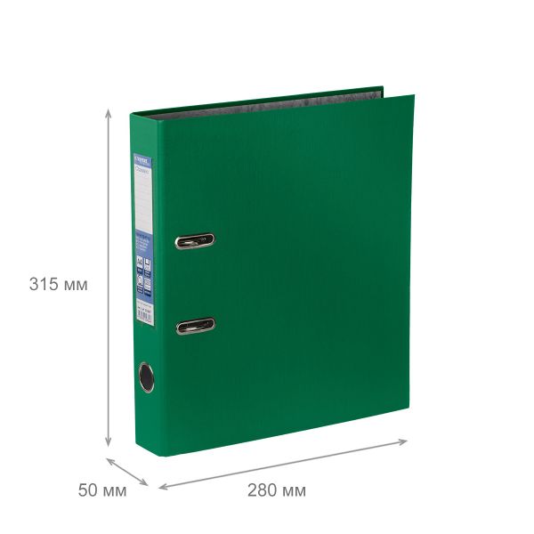 Регистратор PVC 50 мм, 50 шт, Classic A4 арочный механ. (разб.), зеленый 251803, Expert Complete