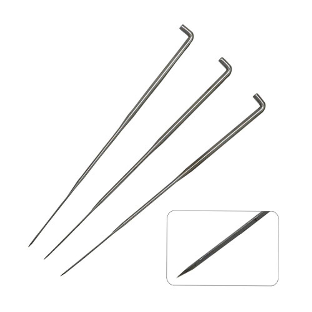 Иглы ручные для фильцевания №40А тонкая 3"/78 (по 3 зубца на 3 ребрах), 3 шт Иглы ручные для фильцевания №40А тонкая 3"/78 (по 3 зубца на 3 ребрах), 3 шт