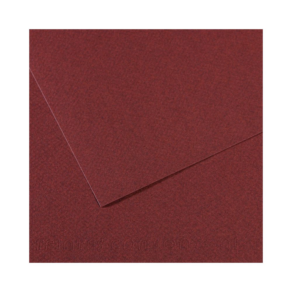 Бумага для пастели 160 г/м², 75х110 см, 25 листов, №503 вишневый, Canson Mi-Teintes C200331497