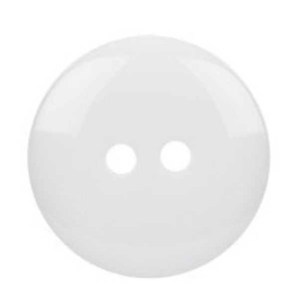 Пуговицы 2 прокола костюмные 23 мм, 12 шт, А001 белый, Blitz DRN 0032