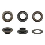 Люверсы металл ⌀13.0 мм (внутр.), №28, сталь, антик, 1000 шт, New Star