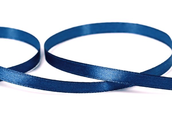 Лента атласная 1-сторонняя 6.0 мм / 33±2 метра, 095 синий, Gamma