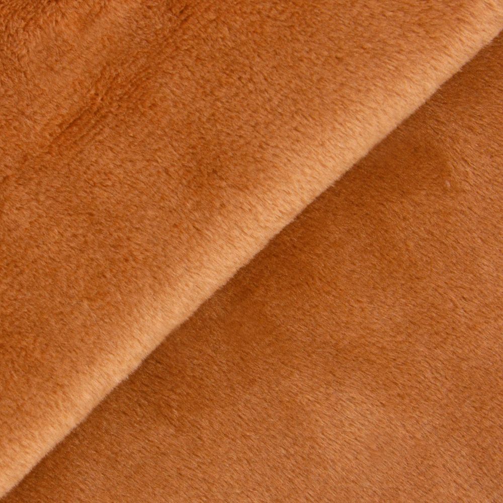 Плюш (ткань) Peppy 01 PEV 273 г/м², 48х48 см, 42 терракотовый