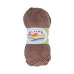 Пряжа Alpina Holly / уп.10 мот. по 50г, 200м, 223 коричневый