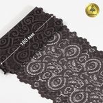 Кружево бельевое эластичное 180 мм / 3 метра, TBY.L1351, цв.3094 тауп