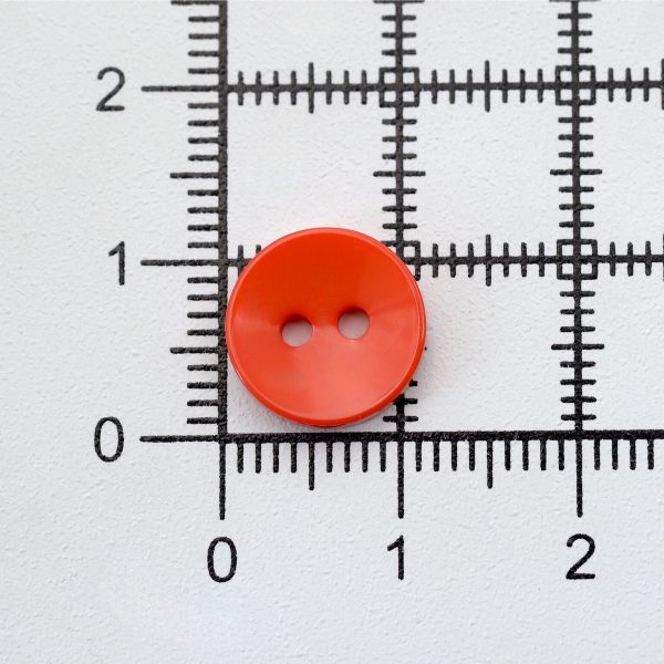Пуговицы 2 прокола 18L, 11 мм, (Orange2 (оранжевый2)), NE74, 144 шт