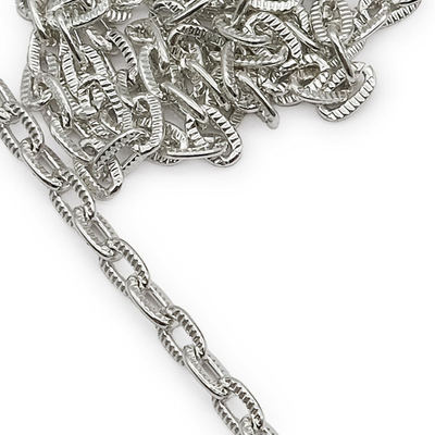 Цепь алюминиевая 8,3х5,0х10м (никель), К1711