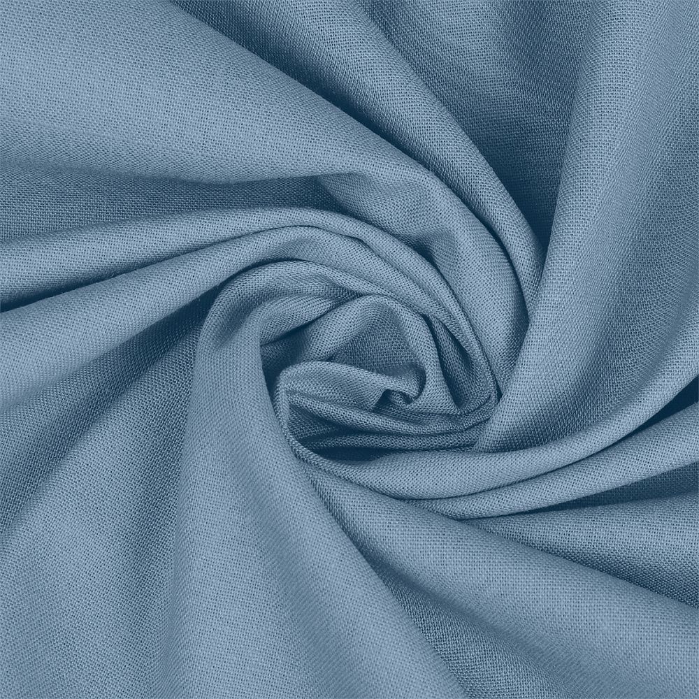 Льняная ткань 200 г/м², 140 см / 5 метров, TBY.Li.1009.76.5, цв.76 серо-голубой