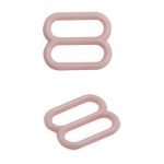 Рамки-регуляторы для бюстгальтера пластик 10.0 мм, 100 шт, C344 пудровый