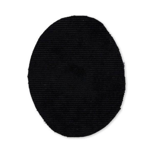 Термоаппликация, овал №2 8х10 см, 2 шт, 2-01-05 вельвет черный, Blitz