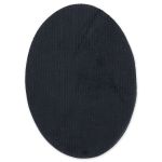 Термозаплатка Овал 14х10 см, ZAP, №05 вельвет т.синий, Gamma ZAP