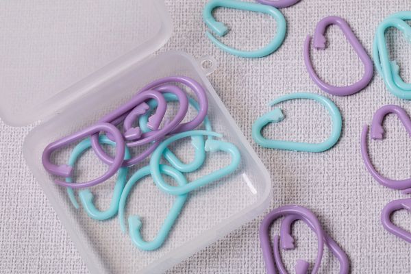 Кольца для вязания маркировочные пластик ⌀26 мм, 20 шт, Gamma MKB-20