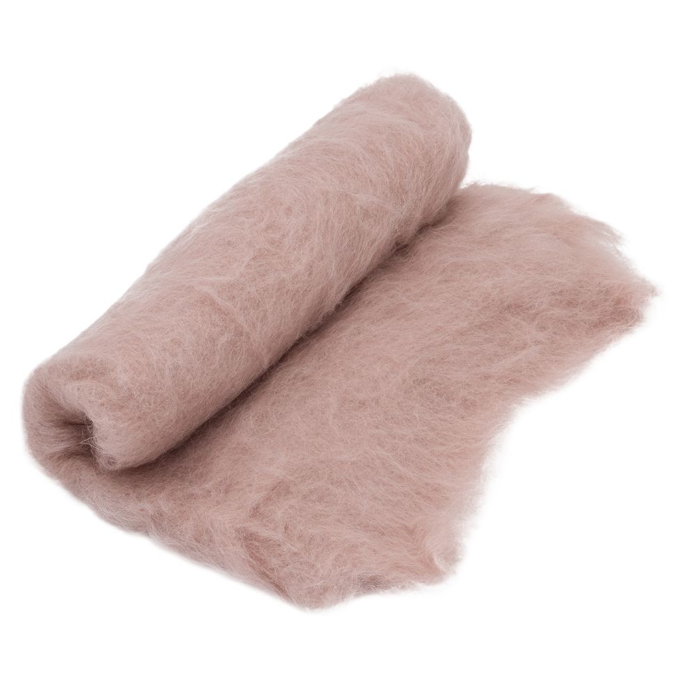 Шерсть для валяния Кардочес 100% п/тонк.шерсть, 100 гр. Камтекс (175 горный)